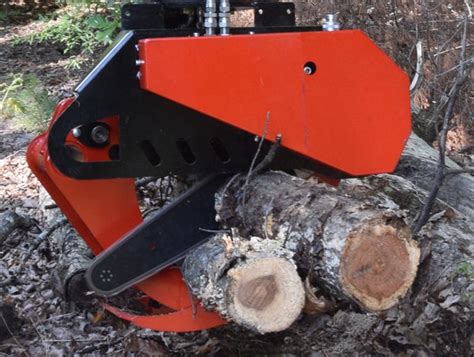 skid steer chains saw|hydraulic chainsaw for skid steer.